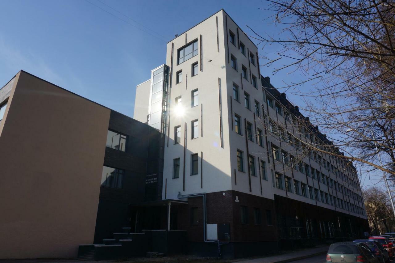 Vilnius Apartment With Stained Glass Exterior foto